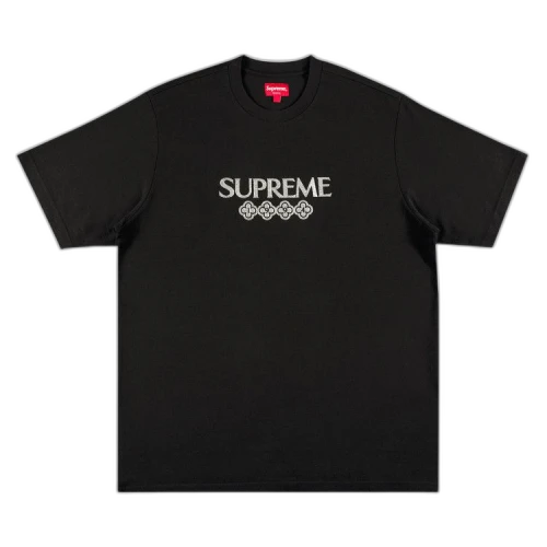 Supreme Glitter Short-Sleeve Top 'Black'