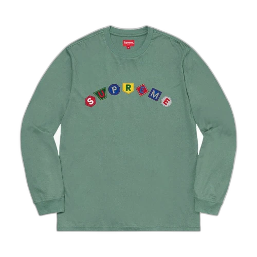 Supreme Geo Arc Long-Sleeve Top 'Slate Green'