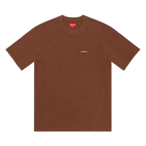 Supreme Short-Sleeve Pocket Tee 'Brown'