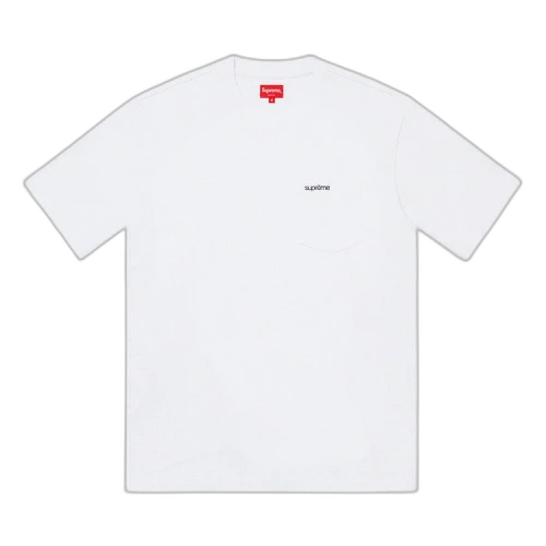Supreme Short-Sleeve Pocket Tee 'White'