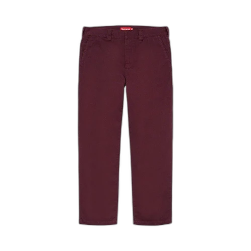 Supreme Work Pant 'Burgundy'