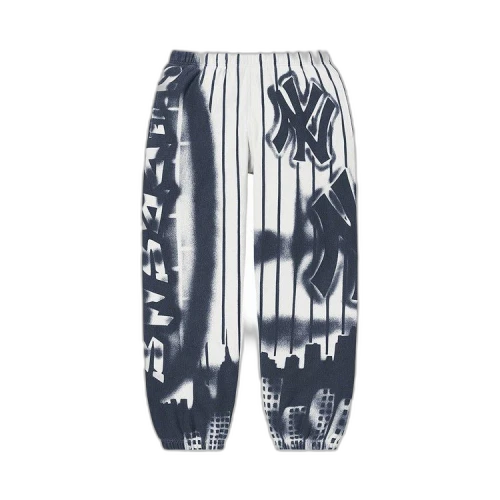 Supreme x New York Yankees Airbrush Sweatpant 'White'