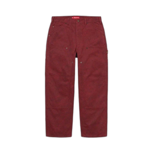 Supreme Canvas Double Knee Painter Pant 'Red'