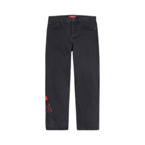 Supreme x Thrasher Regular Jean 'Washed Black'