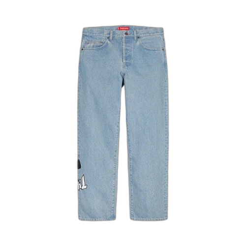 Supreme x Thrasher Regular Jean 'Washed Blue'