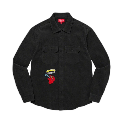 Supreme Gonz Corduroy Work Shirt 'Black'