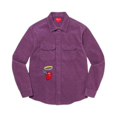 Supreme Gonz Corduroy Work Shirt 'Purple'
