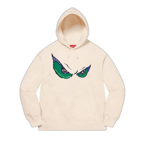 Supreme Eyes Hooded Sweatshirt 'Natural'