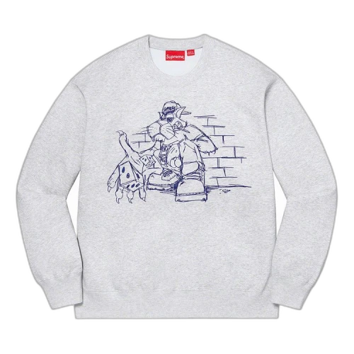 Supreme Dice Crewneck 'Ash Grey'