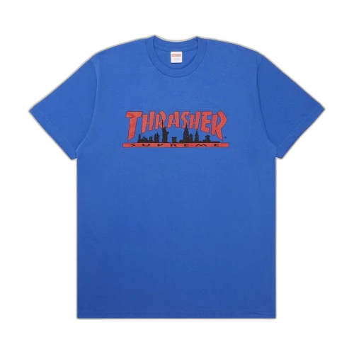 Supreme x Thrasher Skyline Tee 'Royal'