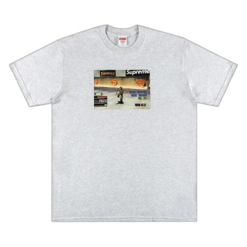 Supreme x Thrasher Game Tee 'Ash Grey'