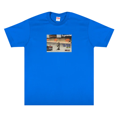 Supreme x Thrasher Game Tee 'Royal'