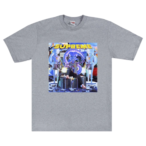 Supreme Richest Tee 'Heather Grey'