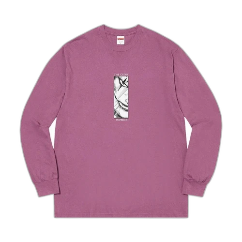 Supreme x The Crow Long-Sleeve Tee 'Plum'