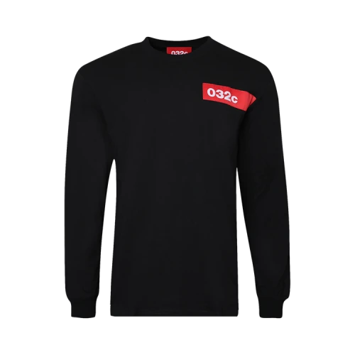 032C Taped Long-Sleeve Tee 'Black'