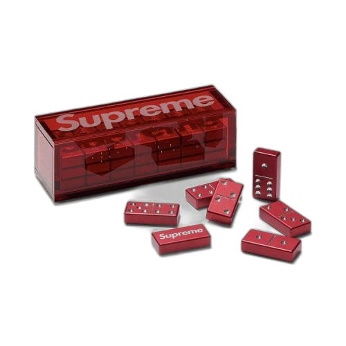 Supreme Aluminum Domino Set 'Red'