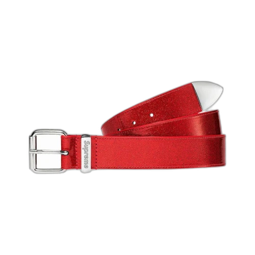 Supreme Glitter Vinyl Ranger Belt 'Red'