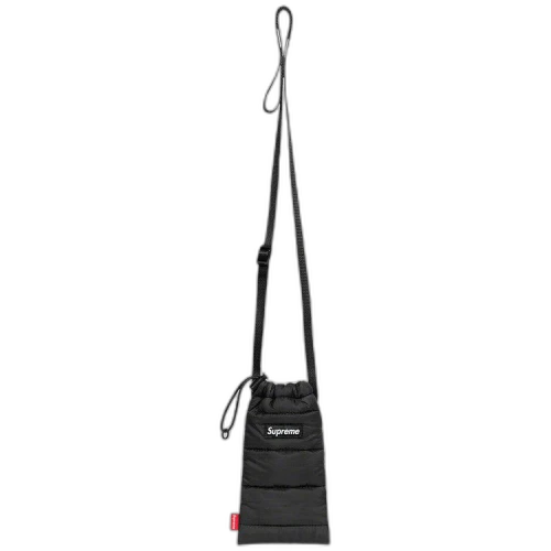 Supreme Puffer Neck Pouch 'Black'