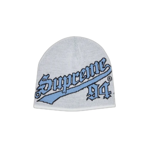 Supreme x New Era Script Beanie 'White'