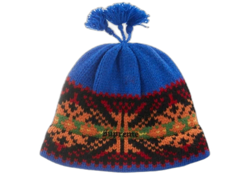 Supreme Tassel Beanie Royal