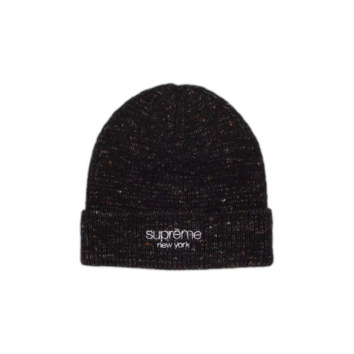 Supreme Rainbow Speckle Beanie 'Black'