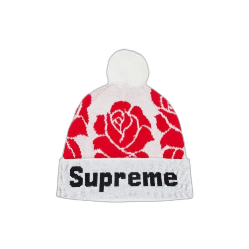 Supreme Rose Beanie 'White'