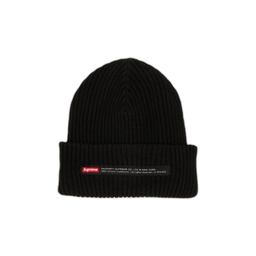 Supreme Property Label Beanie 'Black'