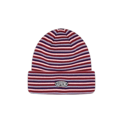 Supreme Multi Stripe Beanie 'Purple'