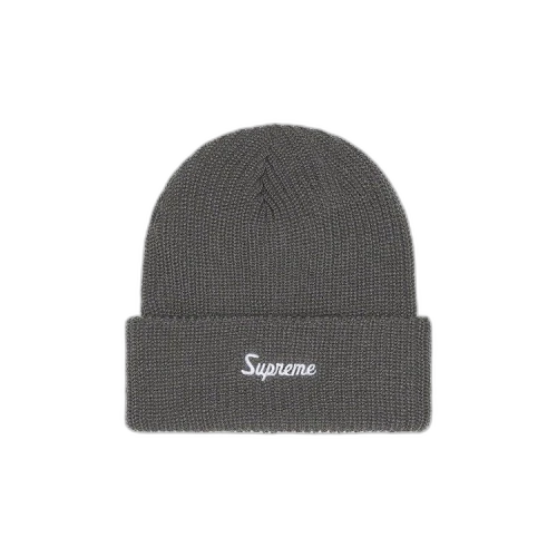 Supreme Loose Gauge Beanie 'Charcoal'