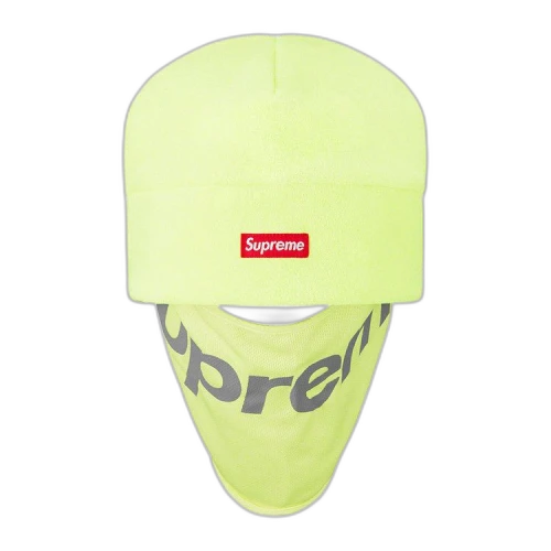 Supreme x Polartec Facemask Beanie 'Lime'