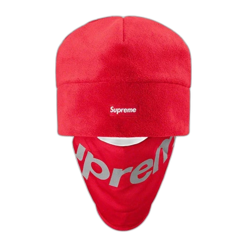 Supreme x Polartec Facemask Beanie 'Red'