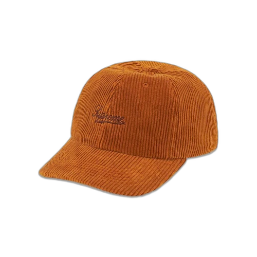 Supreme Script Corduroy 6-Panel 'Burnt Orange'