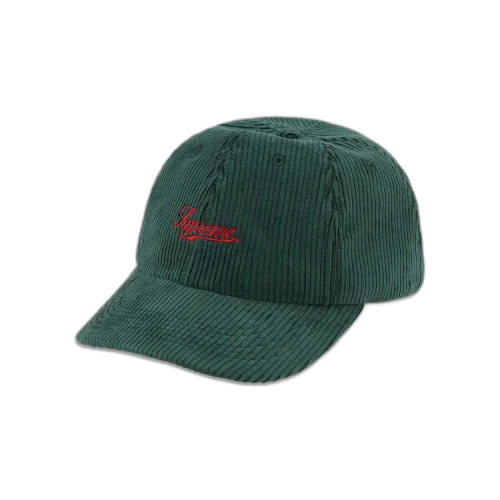Supreme Script Corduroy 6-Panel 'Green'