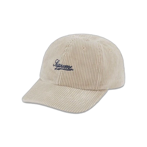 Supreme Script Corduroy 6-Panel 'White'