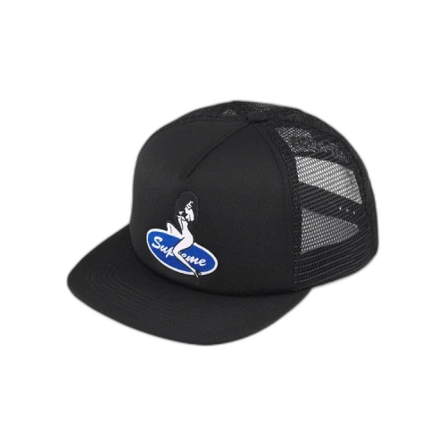 Supreme Pin Up Mesh Back 5-Panel 'Black'
