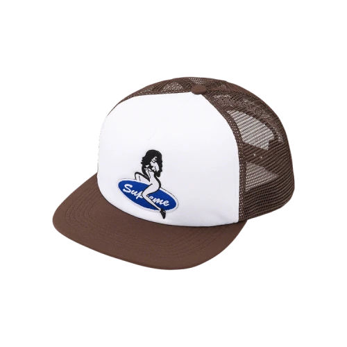 Supreme Pin Up Mesh Back 5-Panel 'Brown'