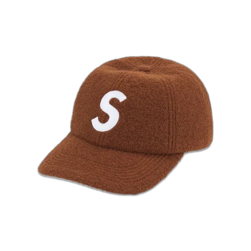 Supreme Boiled Wool S Logo 6-Panel 'Brown'
