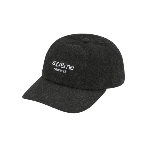 Supreme Waxed Wool 6-Panel 'Black'