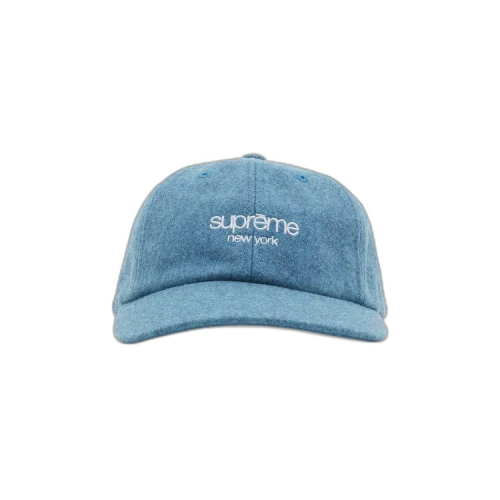 Supreme Waxed Wool 6-Panel 'Cyan'