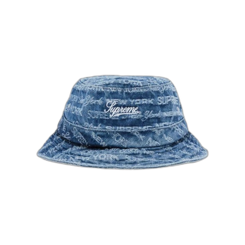 Supreme Multi Type Jacquard Denim Crusher 'Blue'