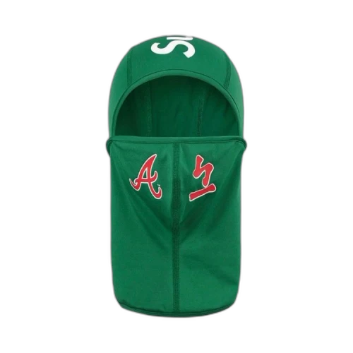 Supreme x MLB Kanji Teams Lightweight Balaclava - Braves 'Light Pine'