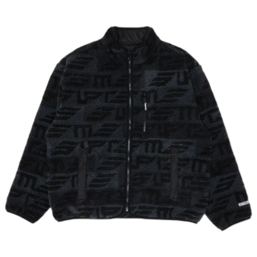 Supreme Geo Reversible WINDSTOPPER Fleece Jacket 'Black'