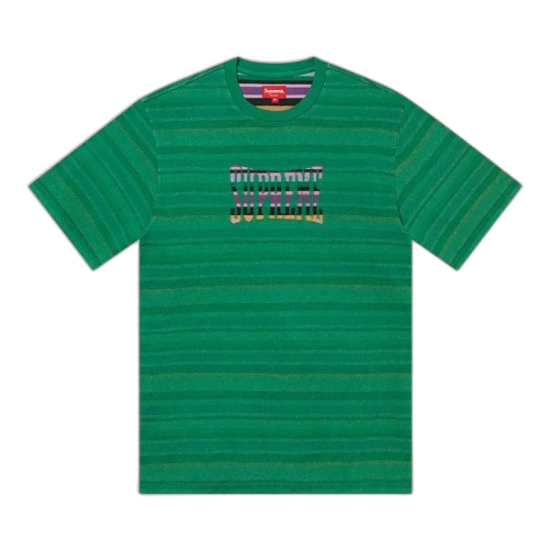 Supreme Inverted Stripe Short-Sleeve Top 'Green'