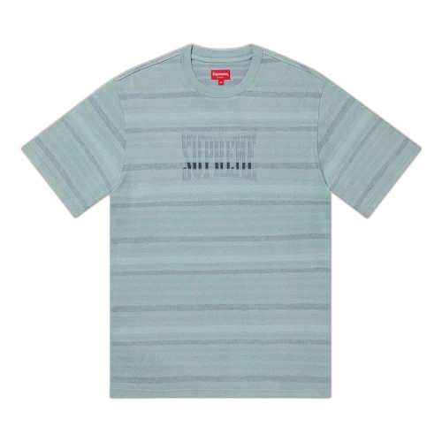 Supreme Inverted Stripe Short-Sleeve Top 'Light Blue'