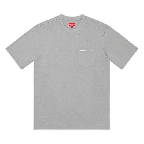 Supreme Short-Sleeve Pocket Tee 'Grey'