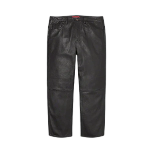 Supreme Leather 5-Pocket Jean 'Black'