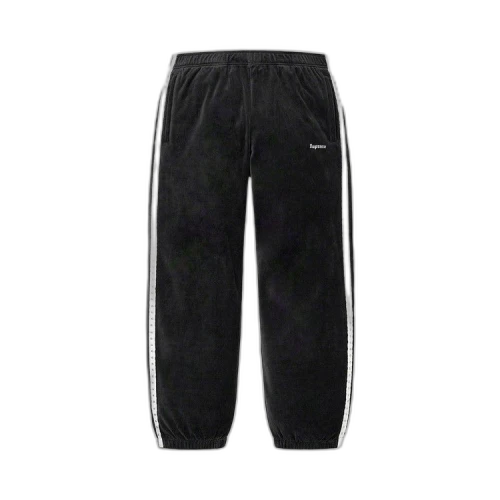 Supreme Studded Velour Track Pant 'Black'