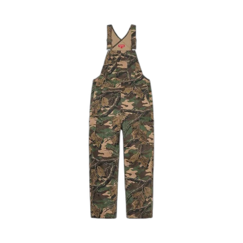 Supreme Cargo Denim Overalls 'Branch Woodland Camo'