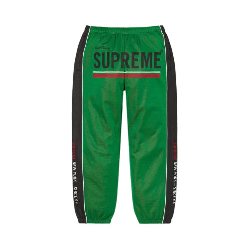 Supreme World Famous Jacquard Track Pant 'Green'