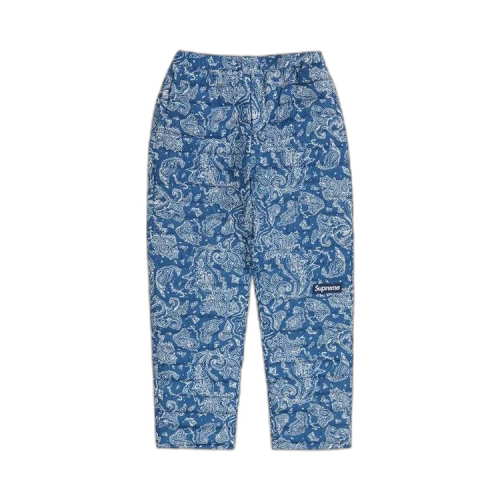 Supreme Micro Down Pant 'Blue Paisley'